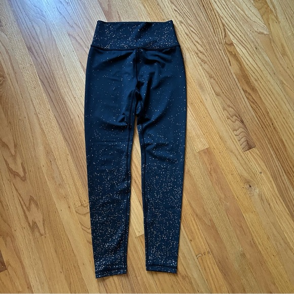 BuffBunny dazzle leggings in black and rose gold splatter - Picture 2 of 10